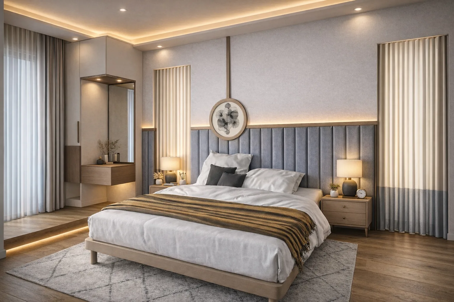 Bedroom designed by Spazedo